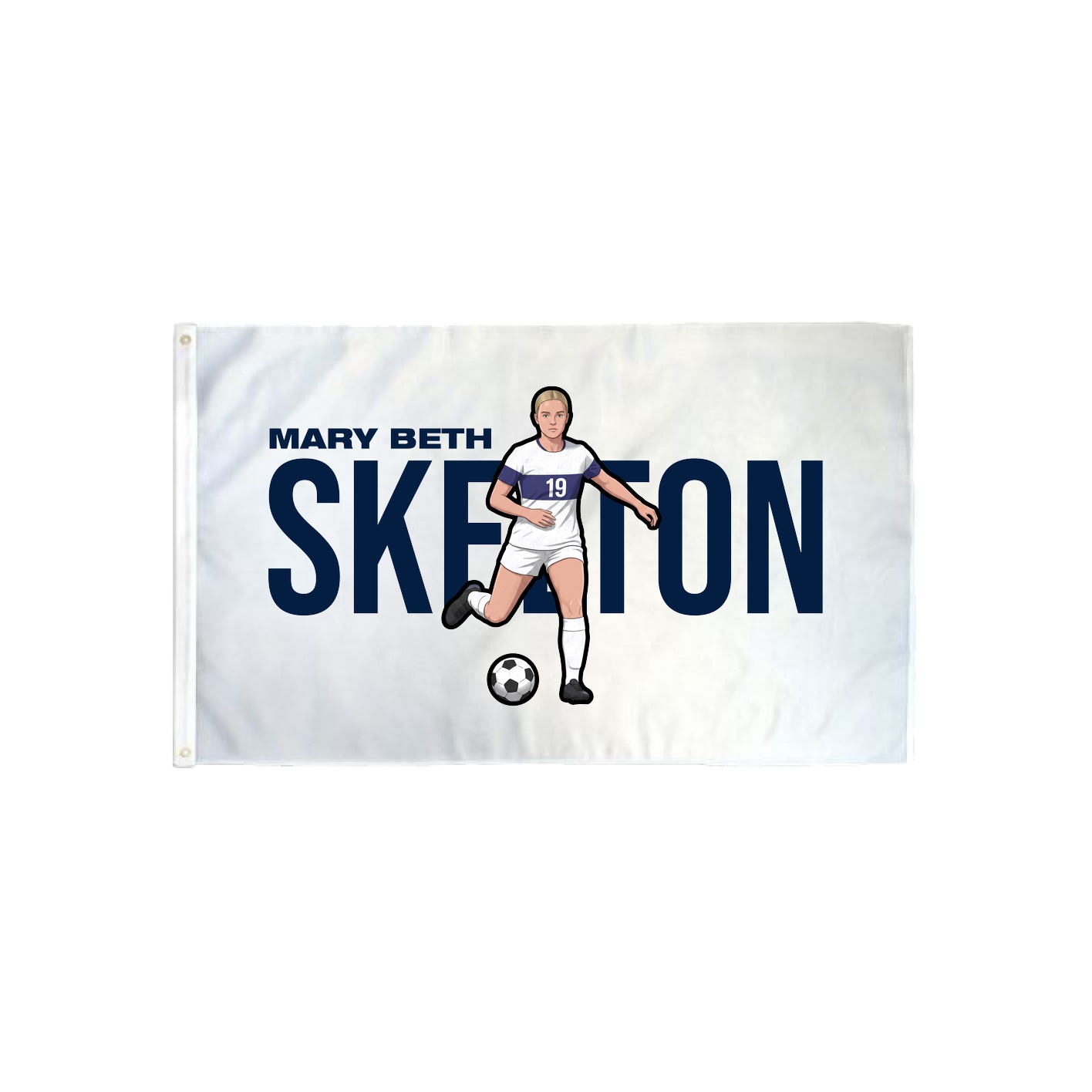 3x5 Flag — Player Name in Classic