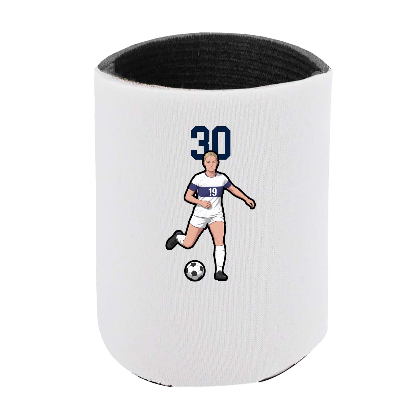 Can Holder — Number Top in White