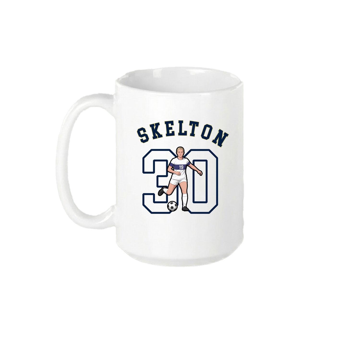 15oz Coffee Mug — Shirsey Arch in White