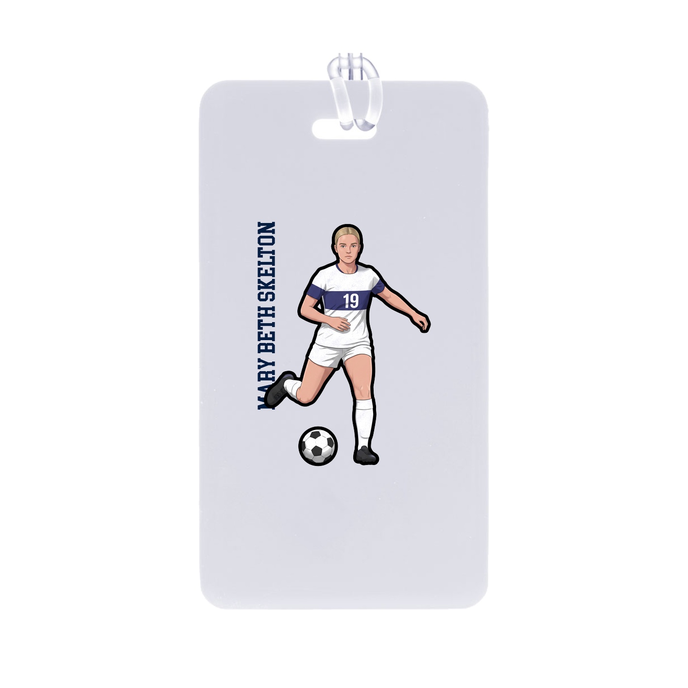 Bag Tag — Name Vertical in Classic