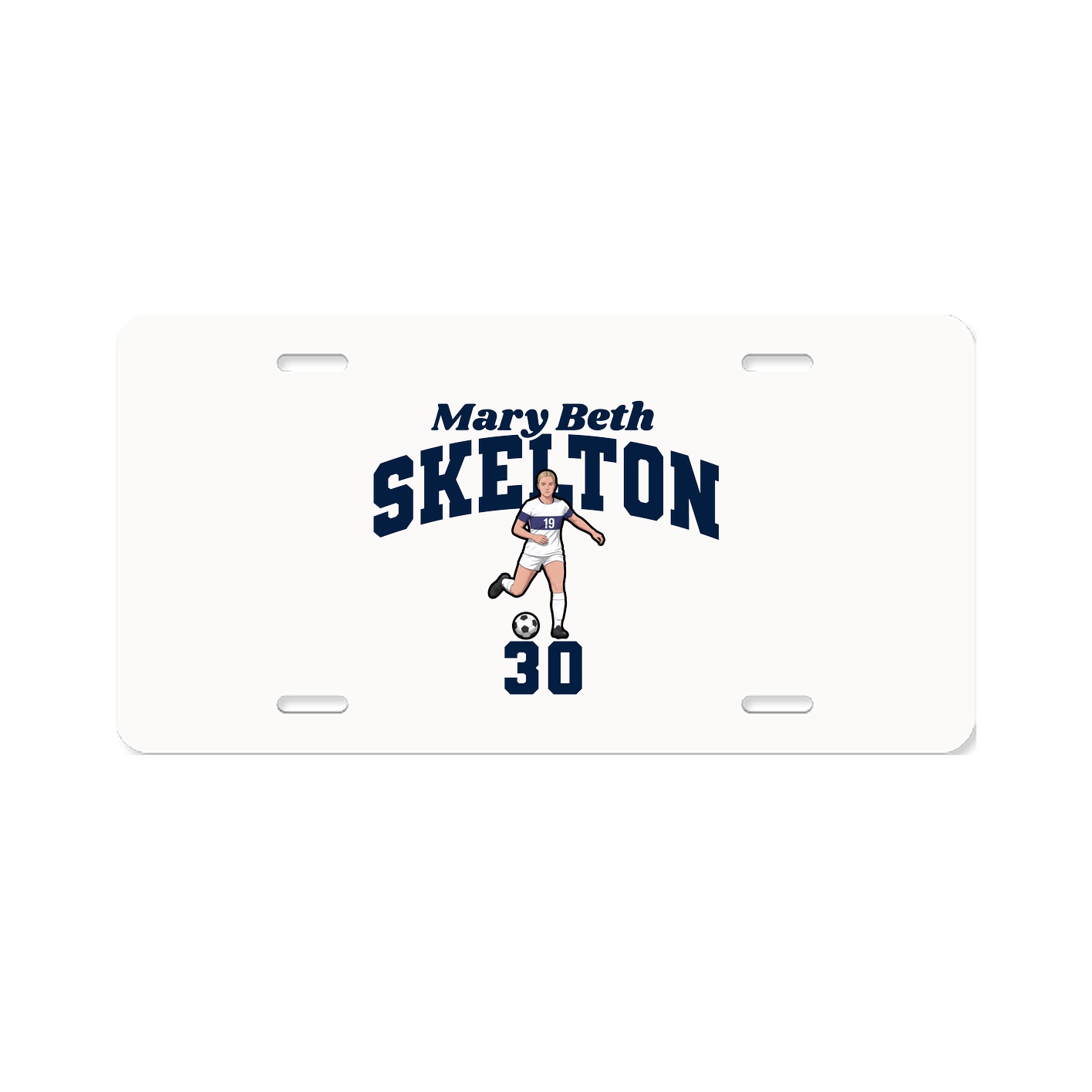 License Plate — Signature Arch in Classic