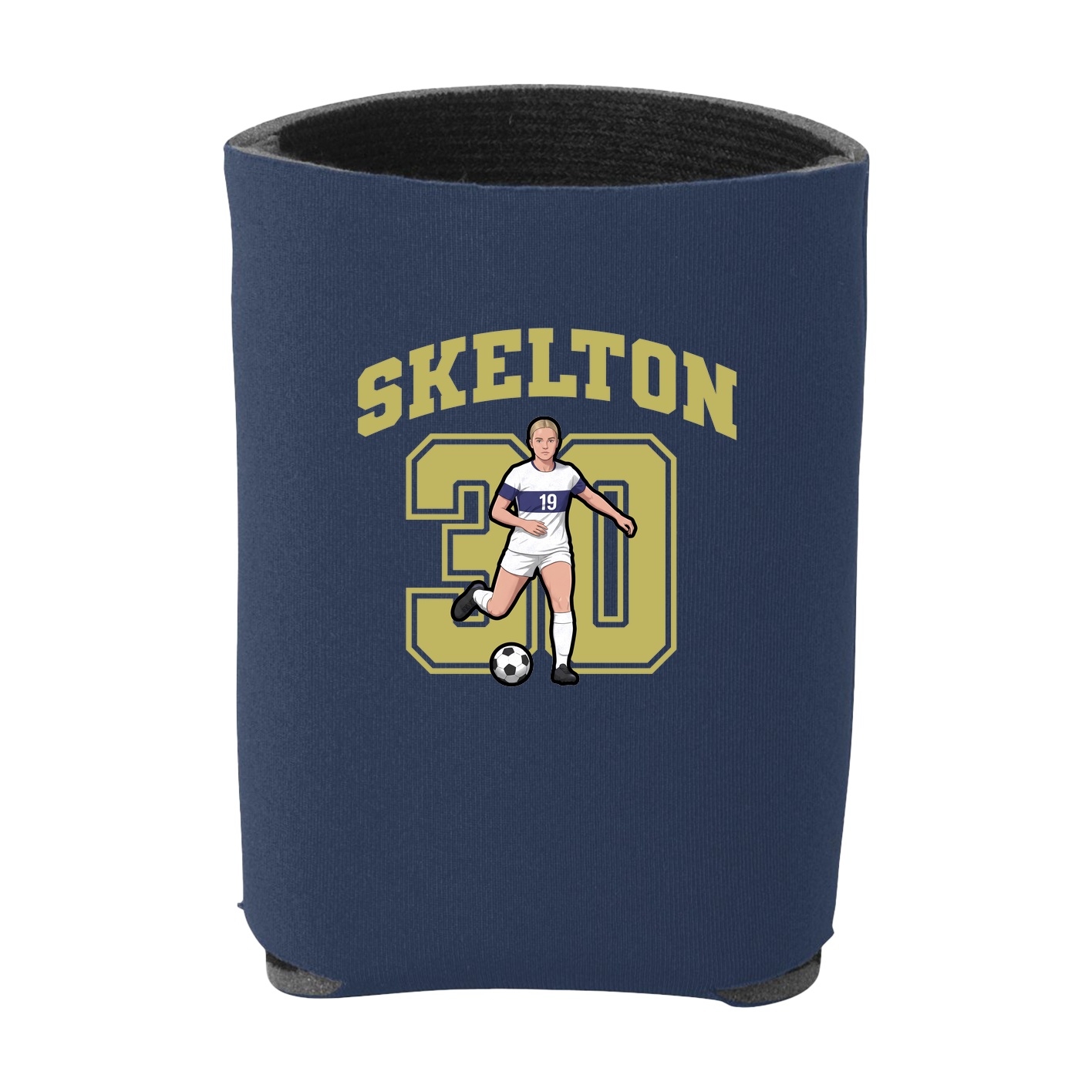 Can Holder — Number in Navy