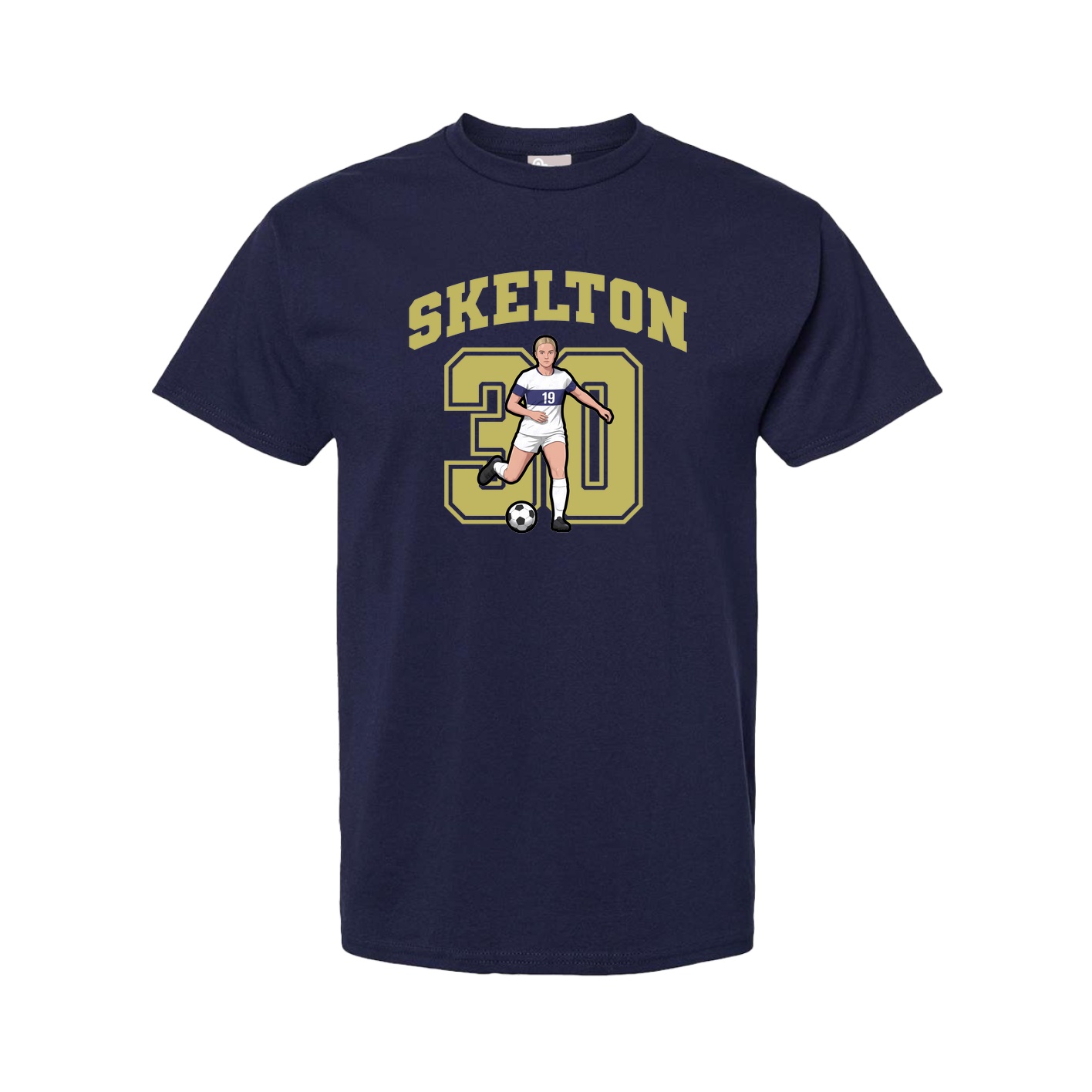 Tee — Number in Navy
