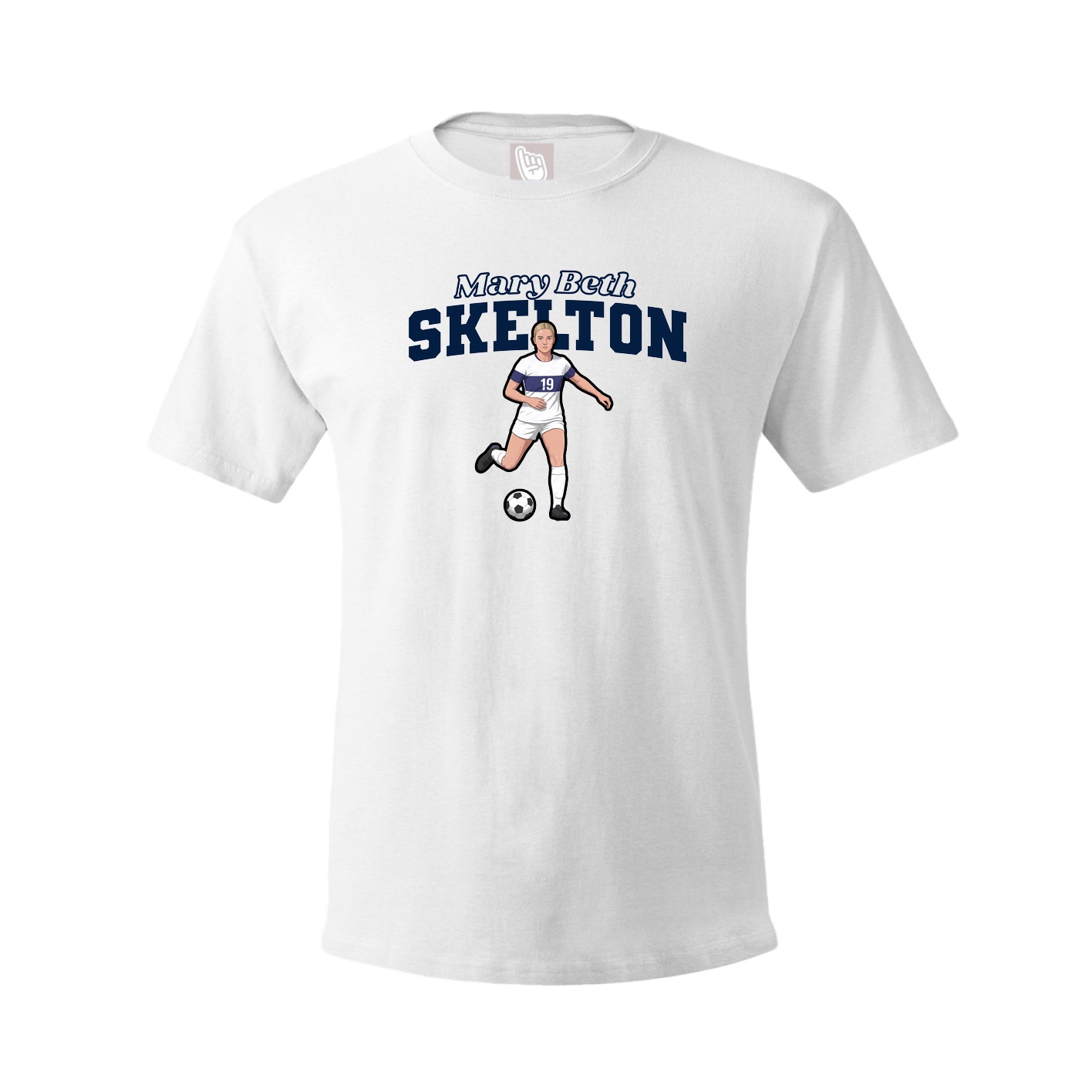 Tee — Name Arch in White