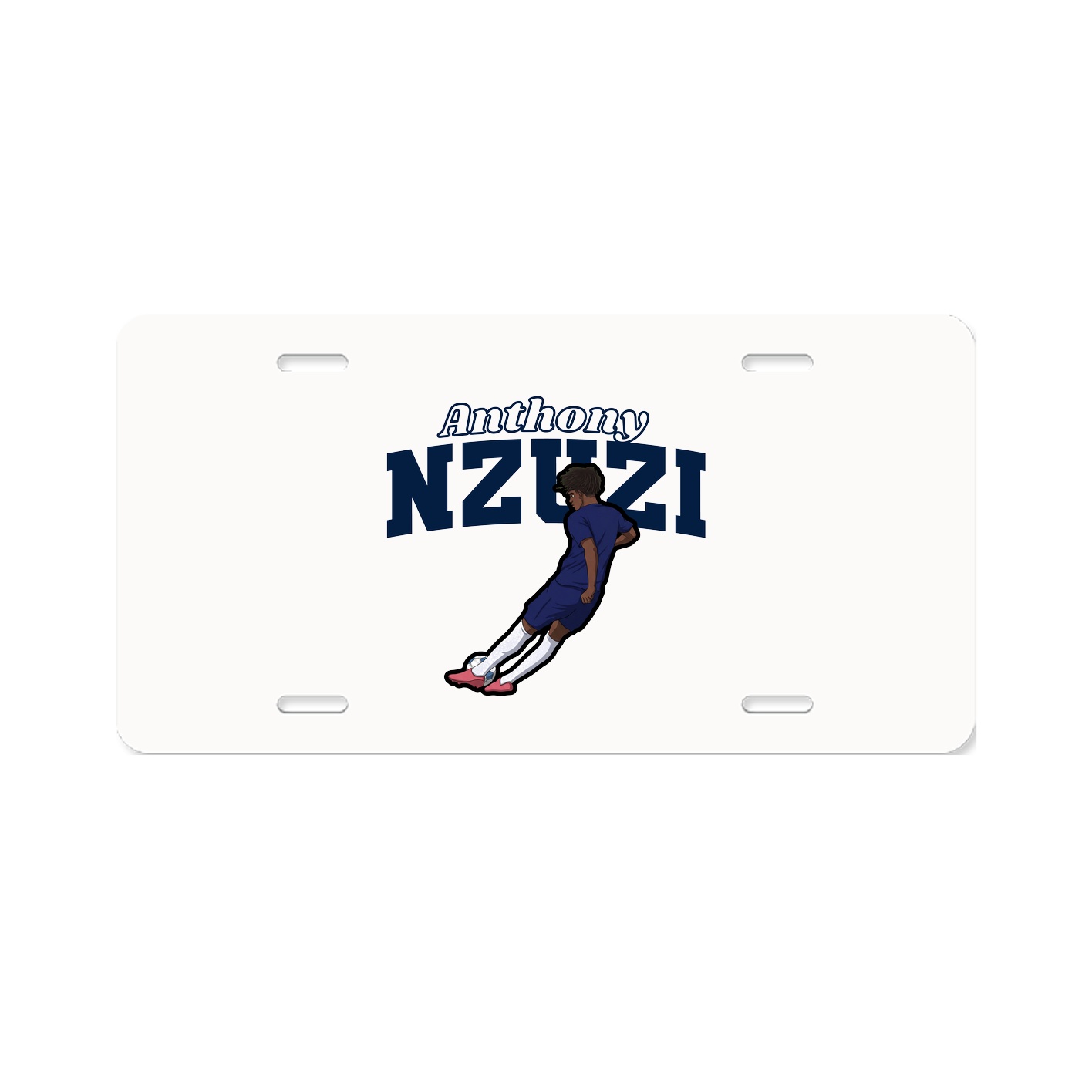 License Plate — Name Arch in Classic