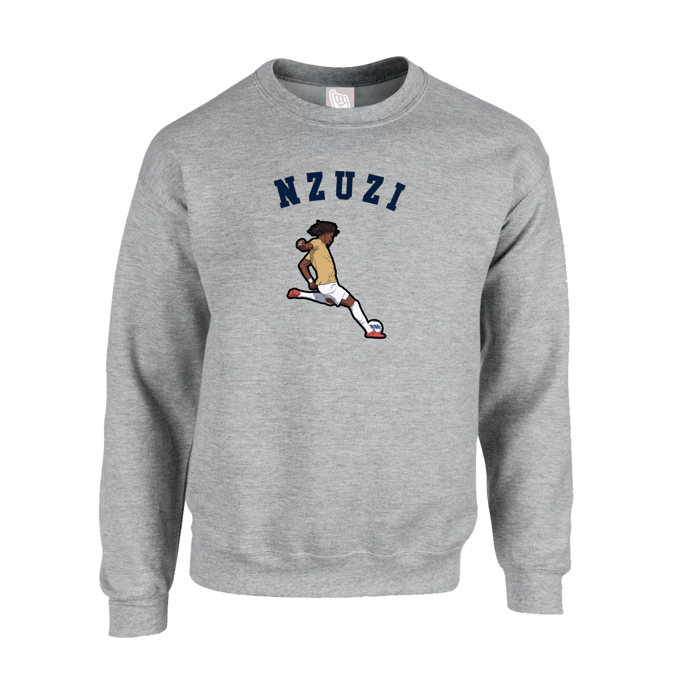 Fleece Crew — Shirsey Arch in Grey
