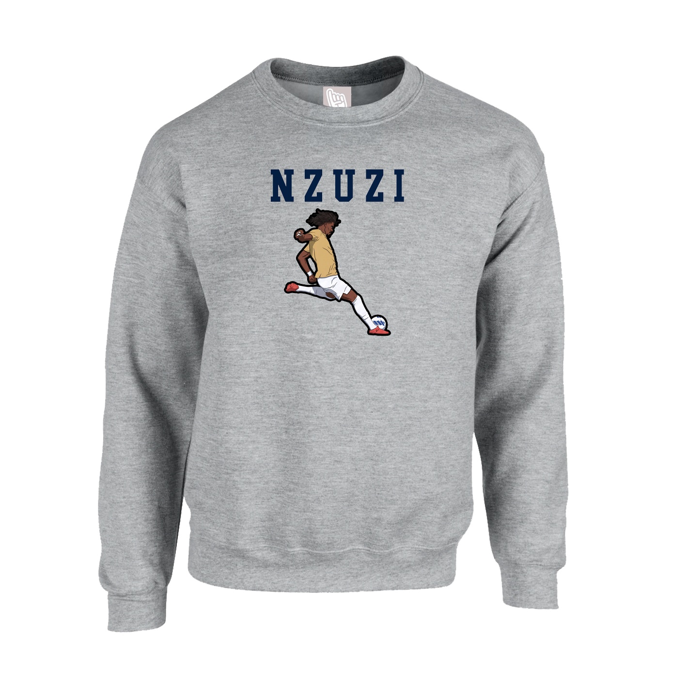Fleece Crew — Shirsey in Grey