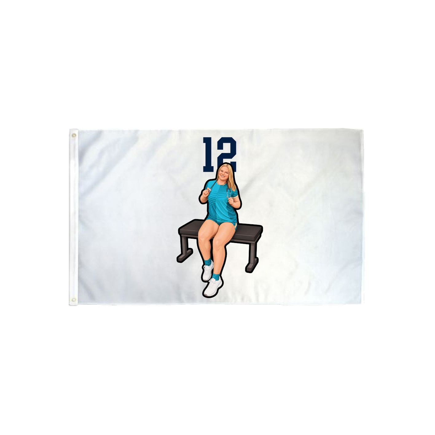 3x5 Flag — Number Top in Classic