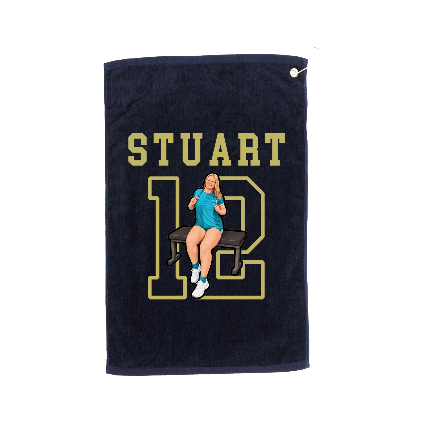 Golf Towel — Shirsey in Navy