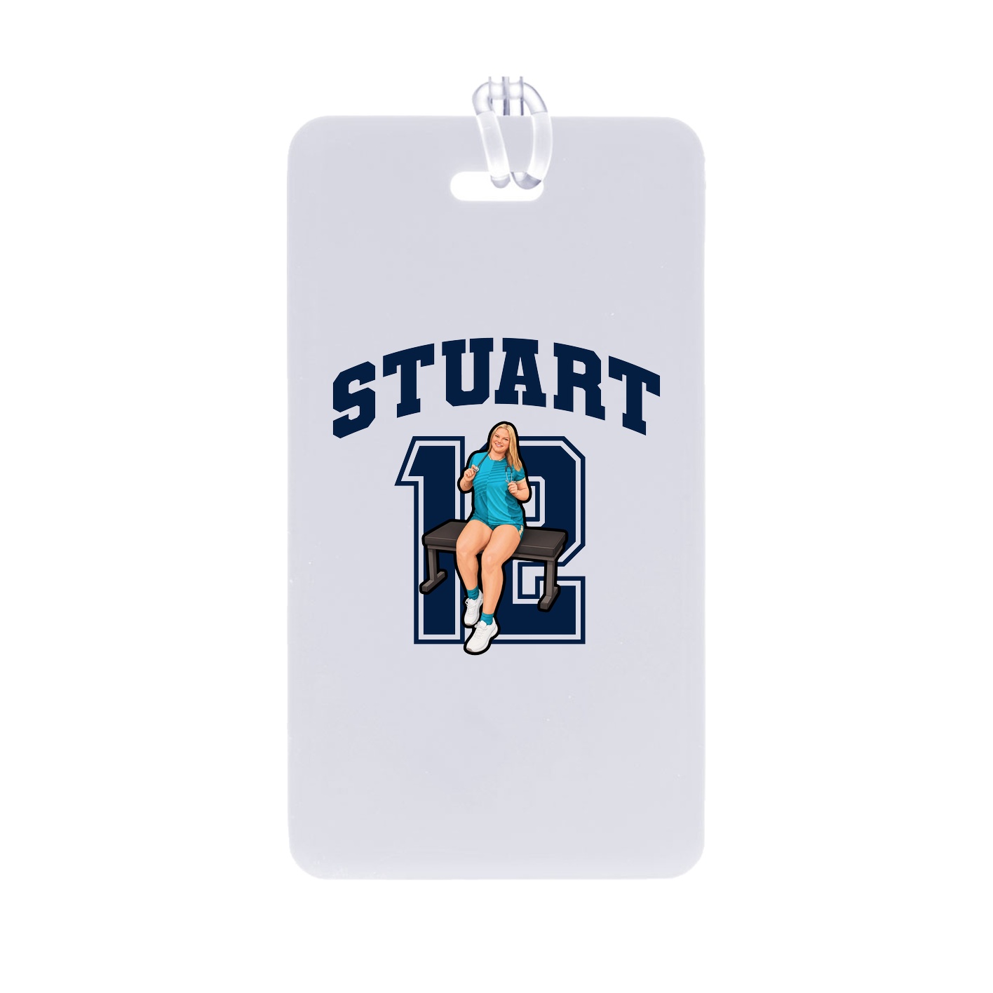 Bag Tag — Number in Classic