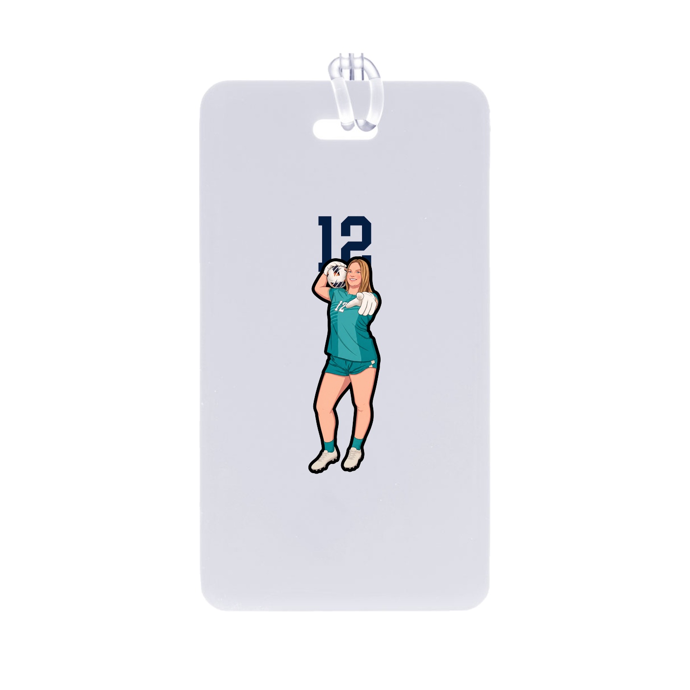 Bag Tag — Number Top in Classic