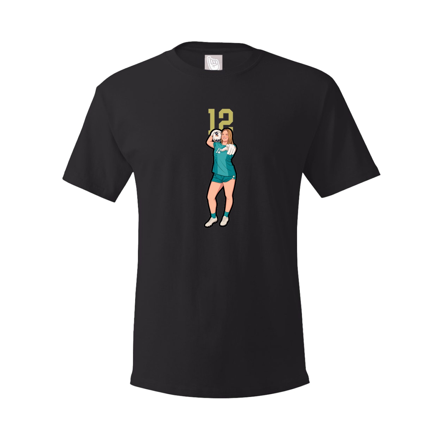 Tee — Number Top in Black