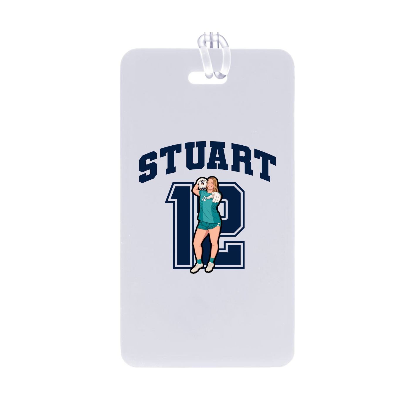 Bag Tag — Number in Classic