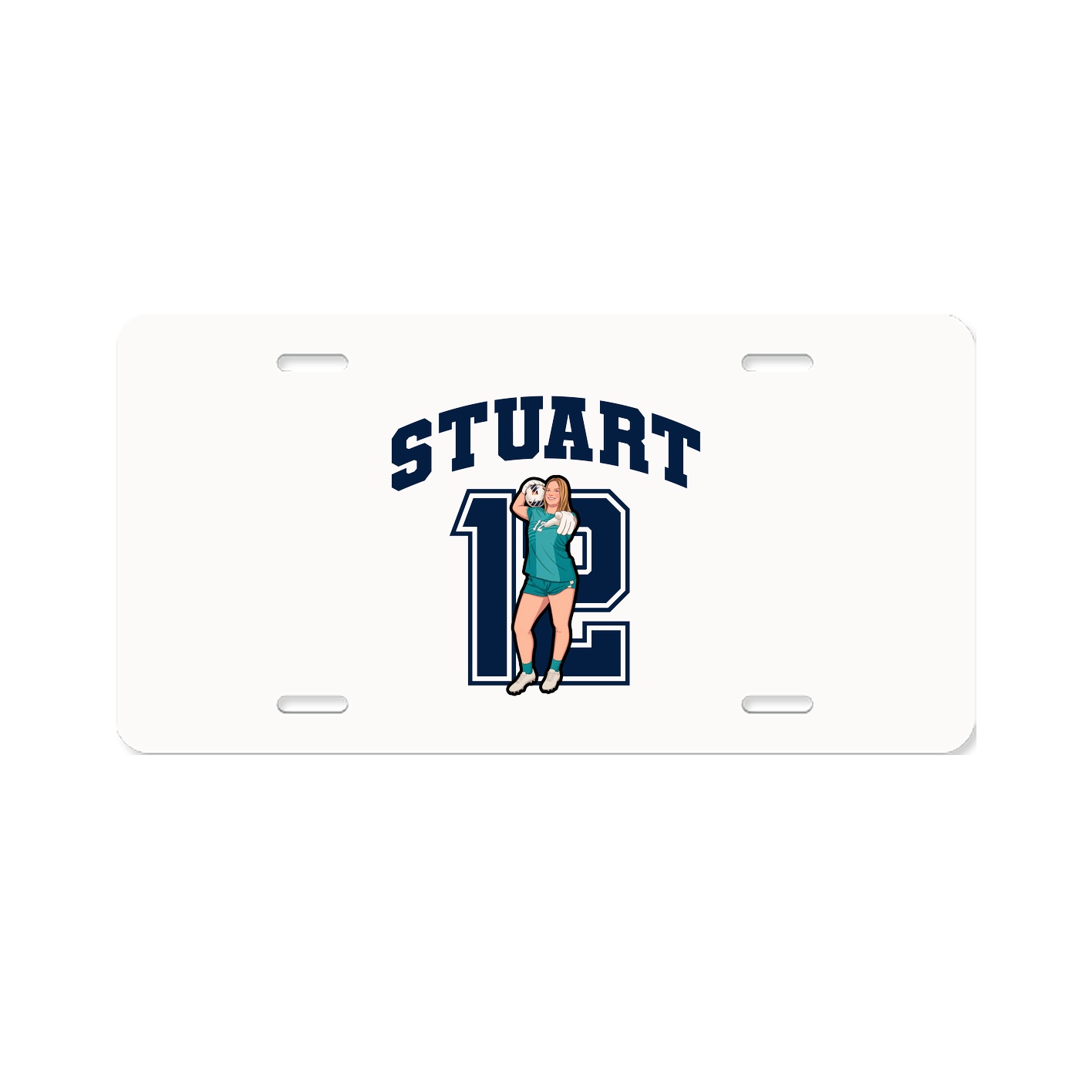 License Plate — Number in Classic