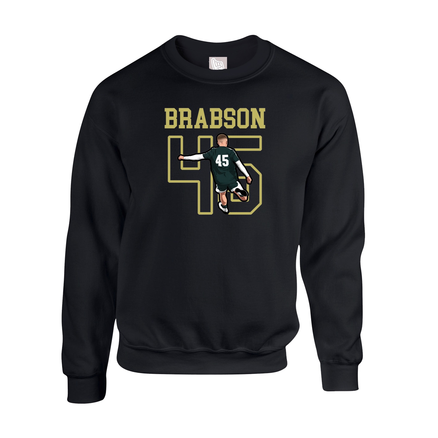 Fleece Crew — Shirsey in Black