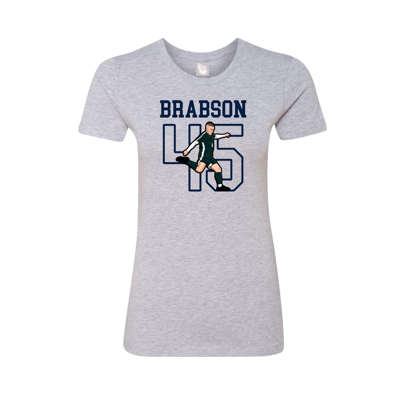 Fitted Women's Tee — Shirsey in Grey