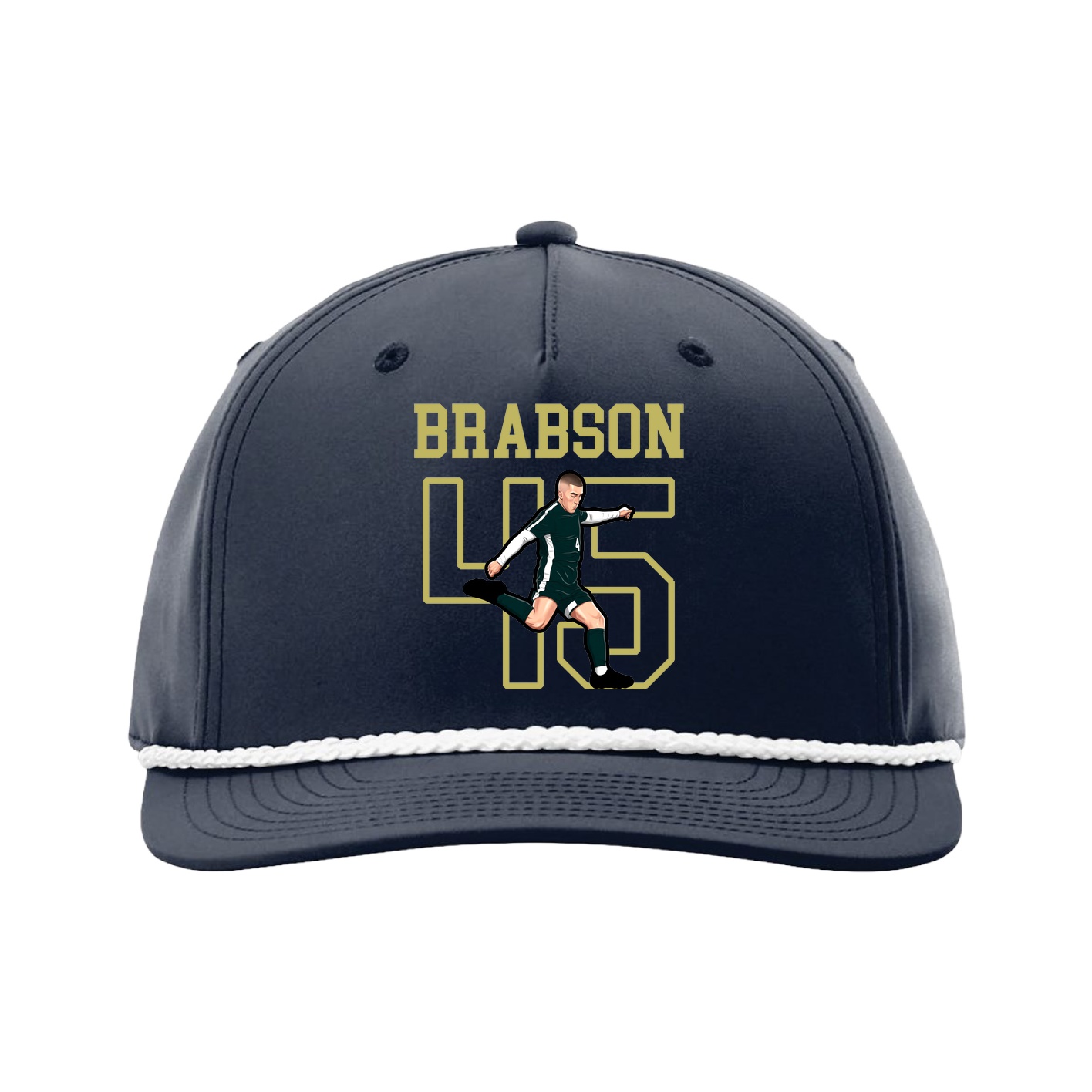Five-Panel Classic Rope Cap — Shirsey in Navy