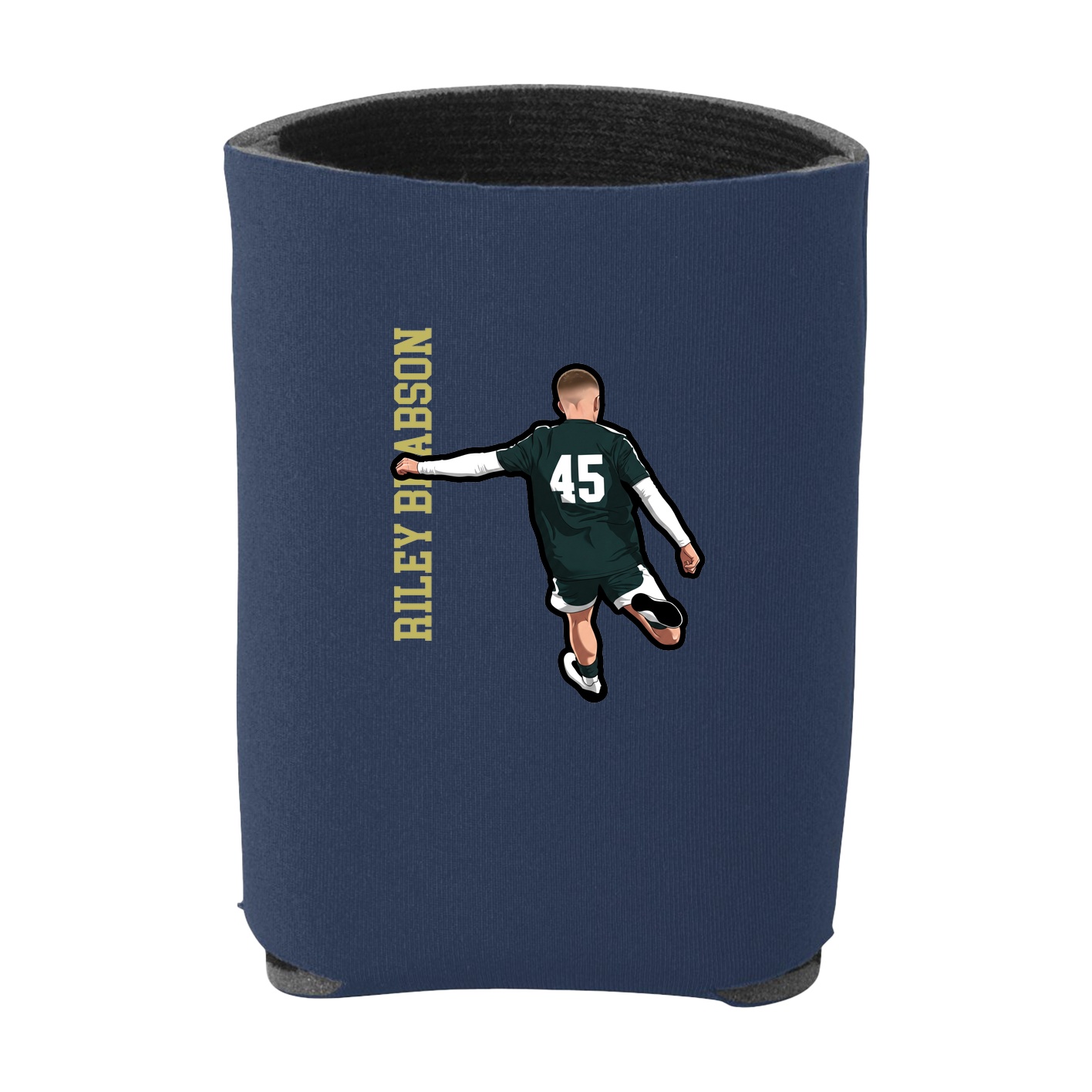 Can Holder — Name Vertical in Navy