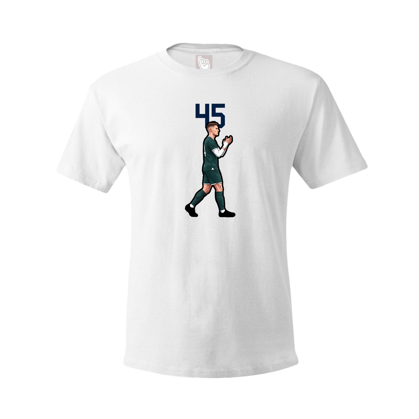 Tee — Number Top in White
