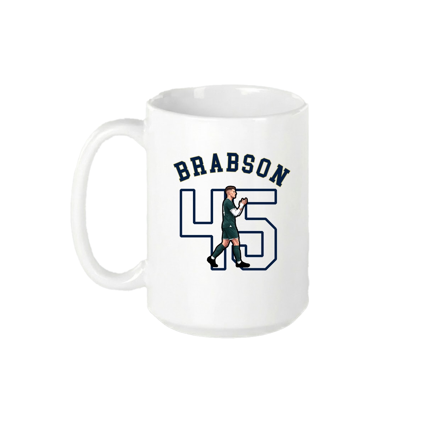 15oz Coffee Mug — Shirsey Arch in White