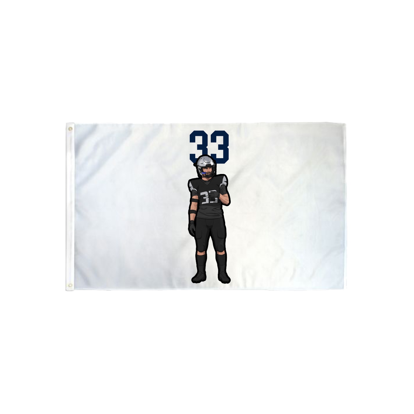 3x5 Flag — Number Top in Classic