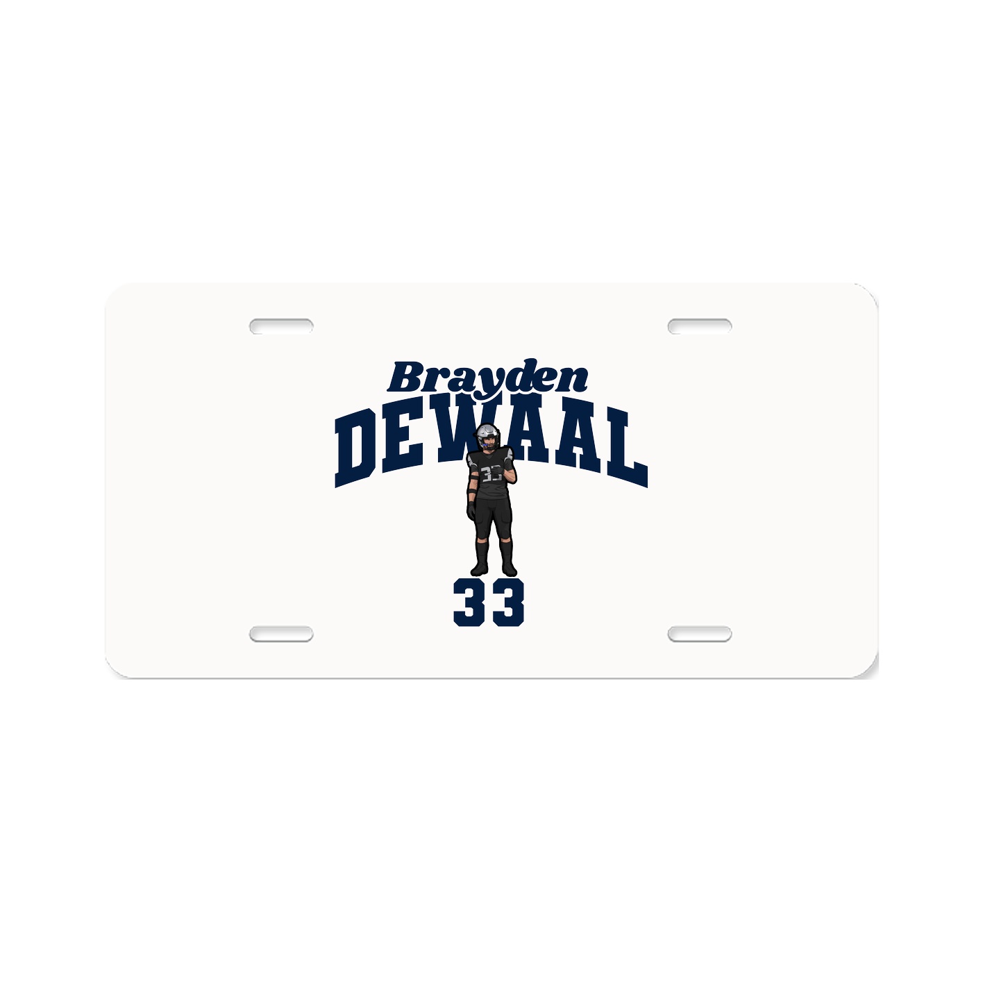 License Plate — Signature Arch in Classic