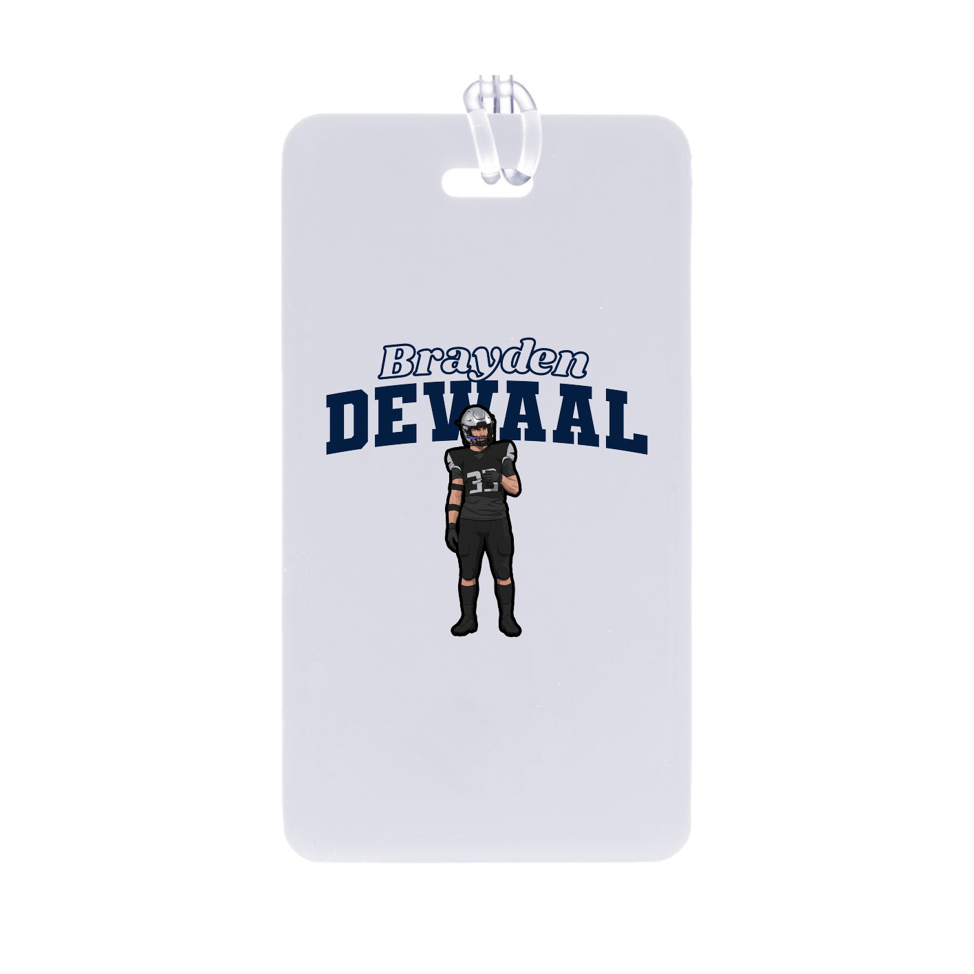 Bag Tag — Name Arch in Classic