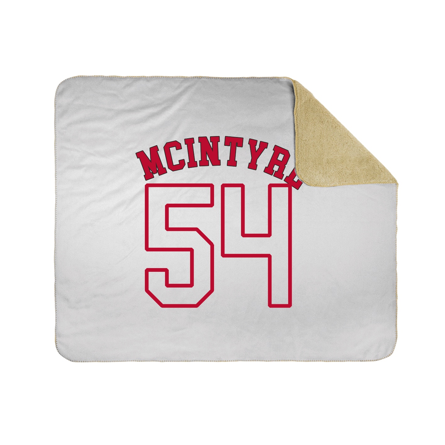 Throw Blanket — Shirsey Arch in White