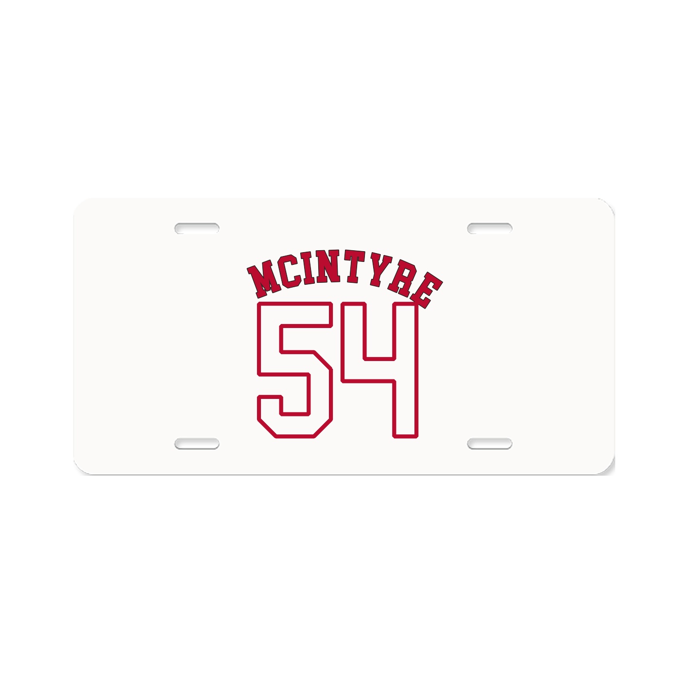 License Plate — Shirsey Arch in Classic