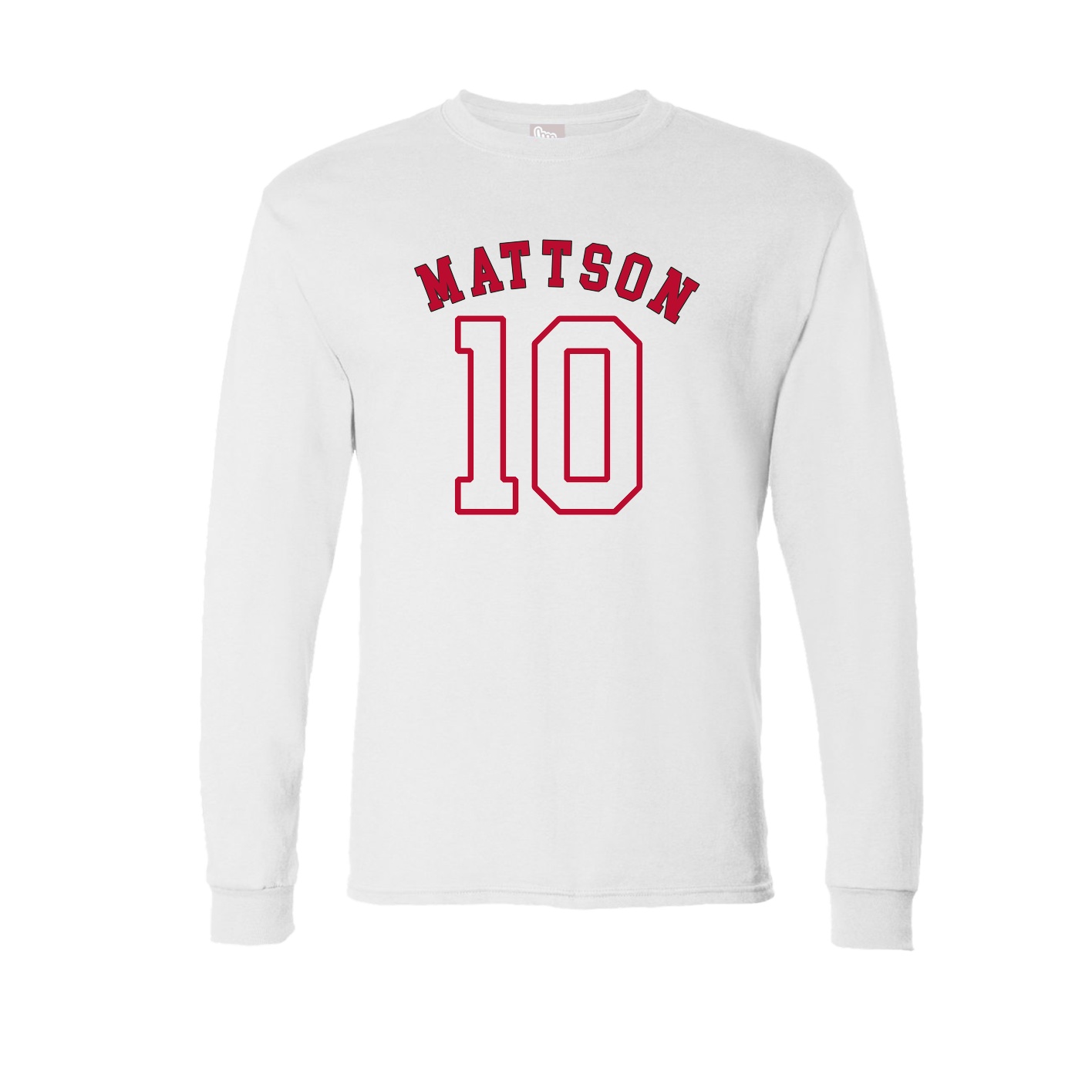 Long Sleeve Tee — Shirsey Arch in White