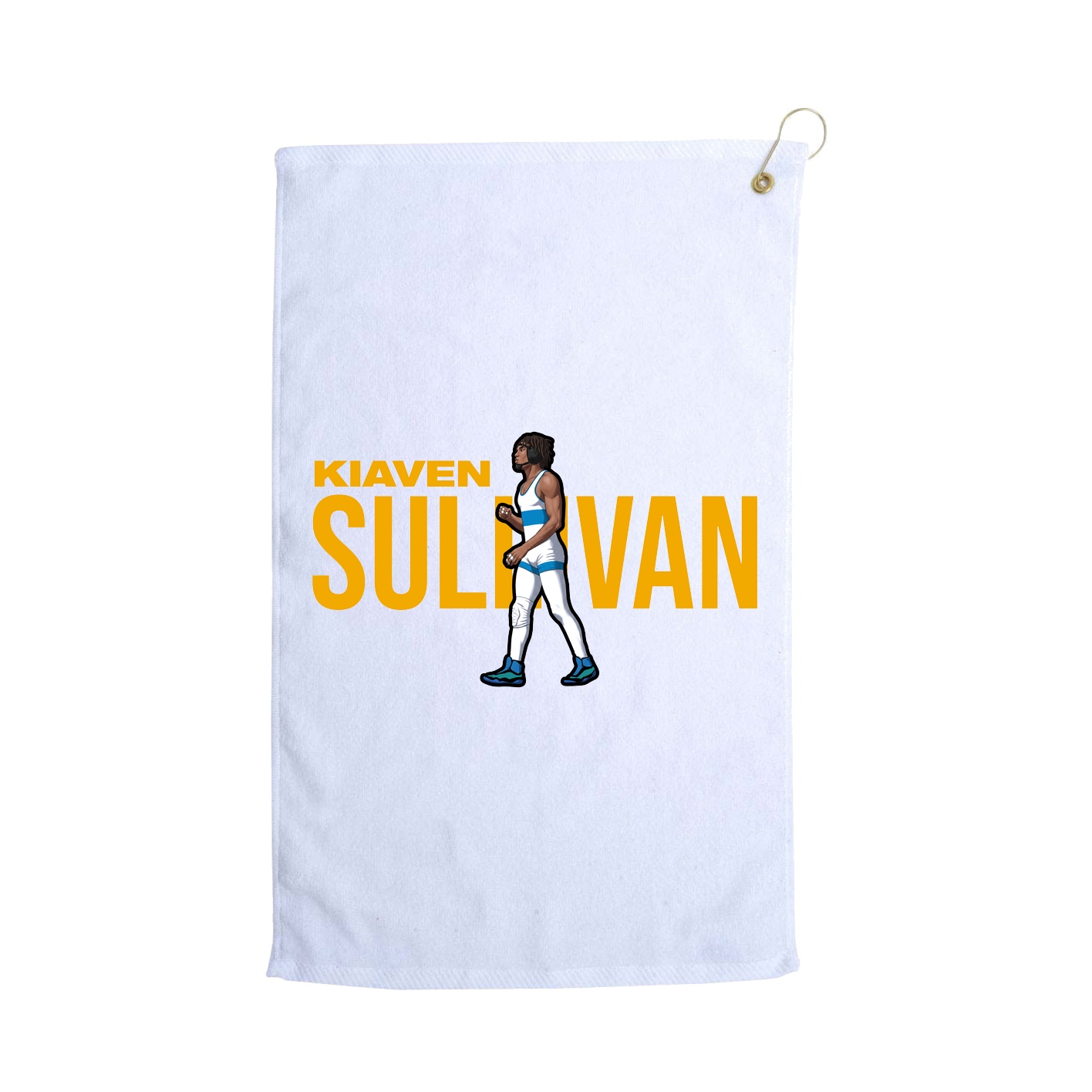 Golf Towel — Player Name in White