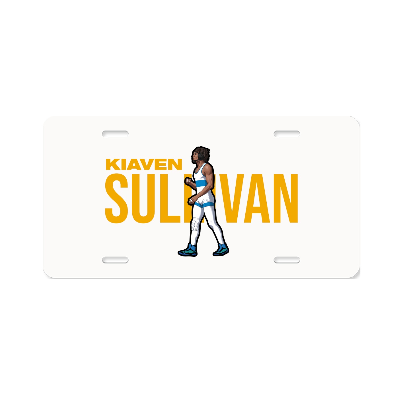 License Plate — Player Name in Classic