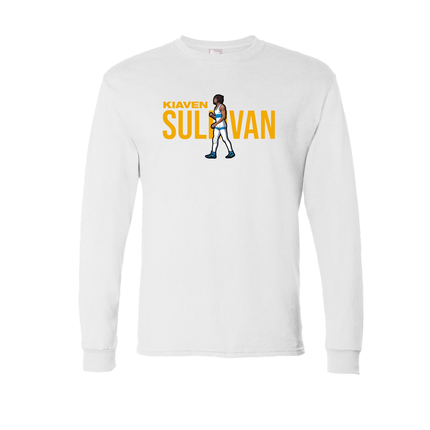 Long Sleeve Tee — Player Name in White