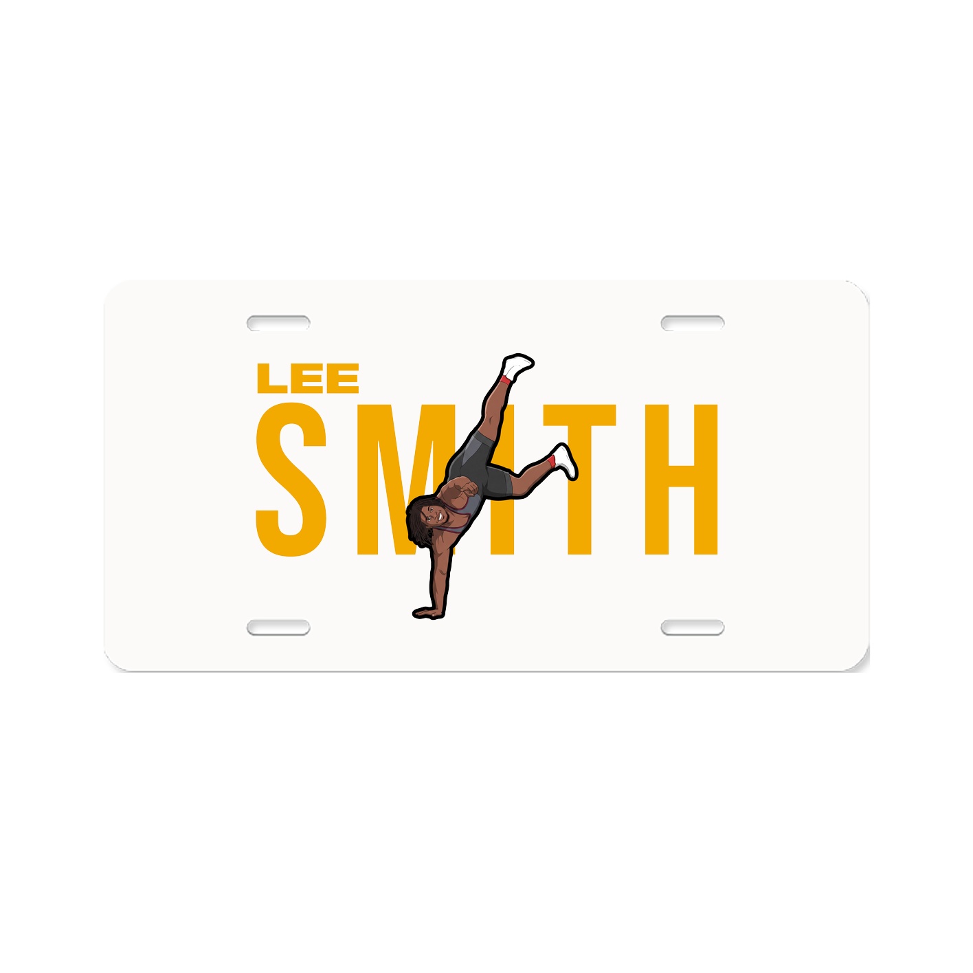 License Plate — Player Name in Classic