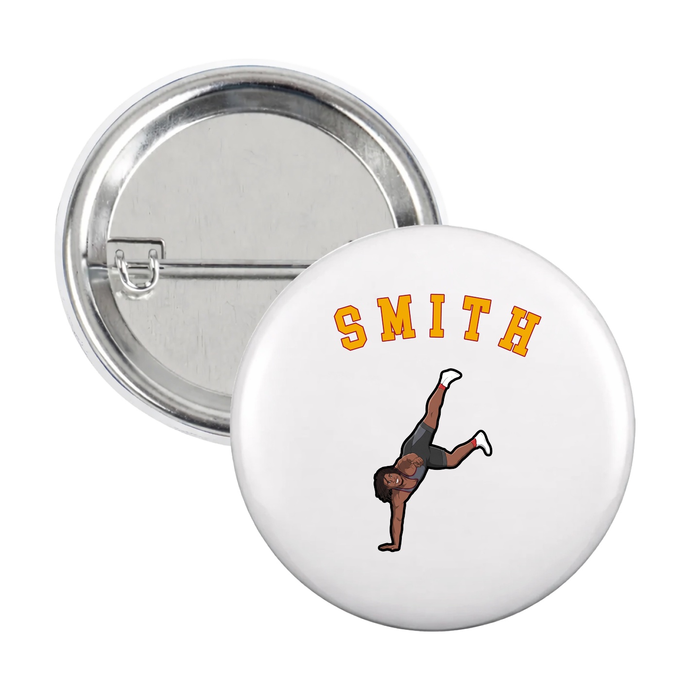 Game Day Button — Shirsey Arch in White