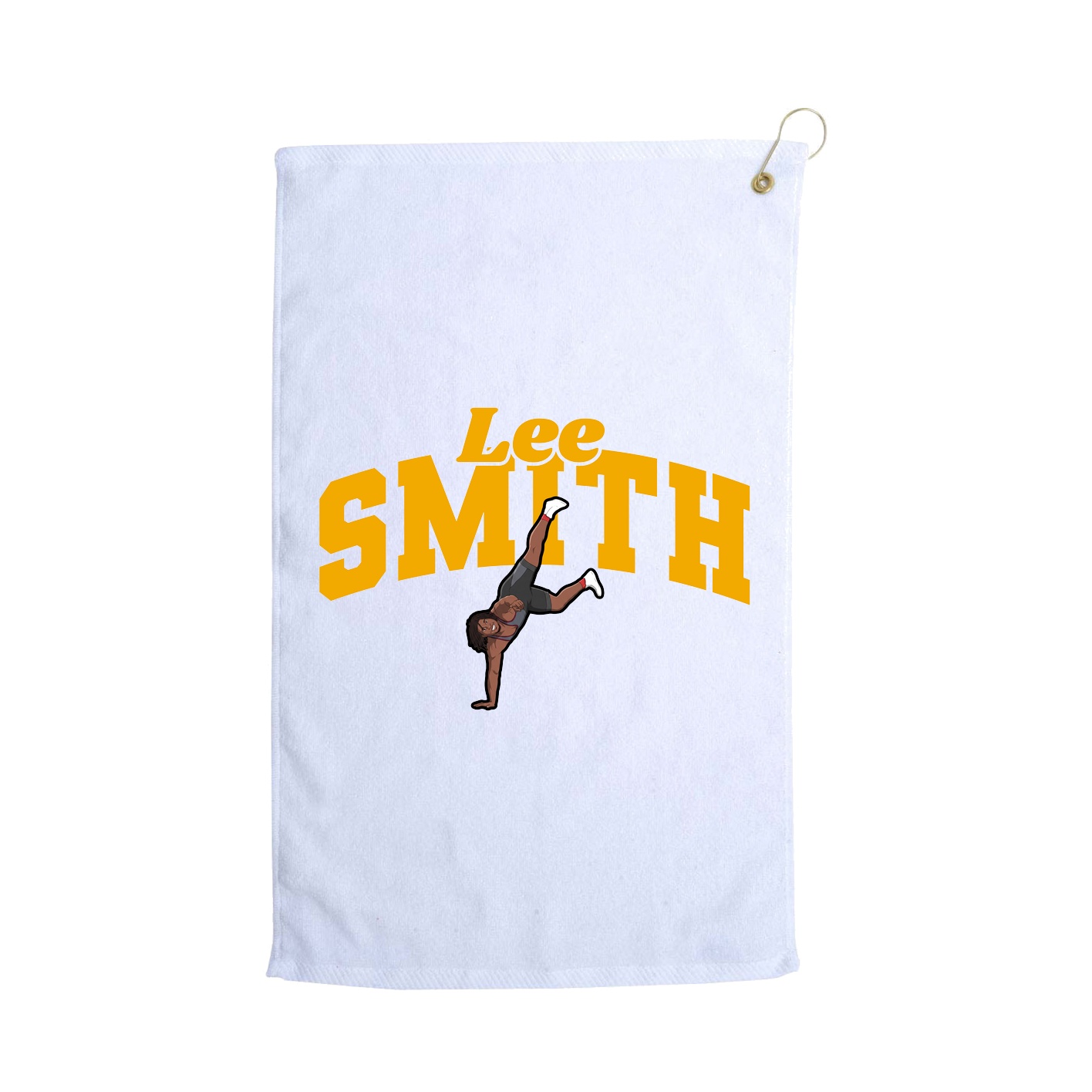 Golf Towel — Signature Arch in White