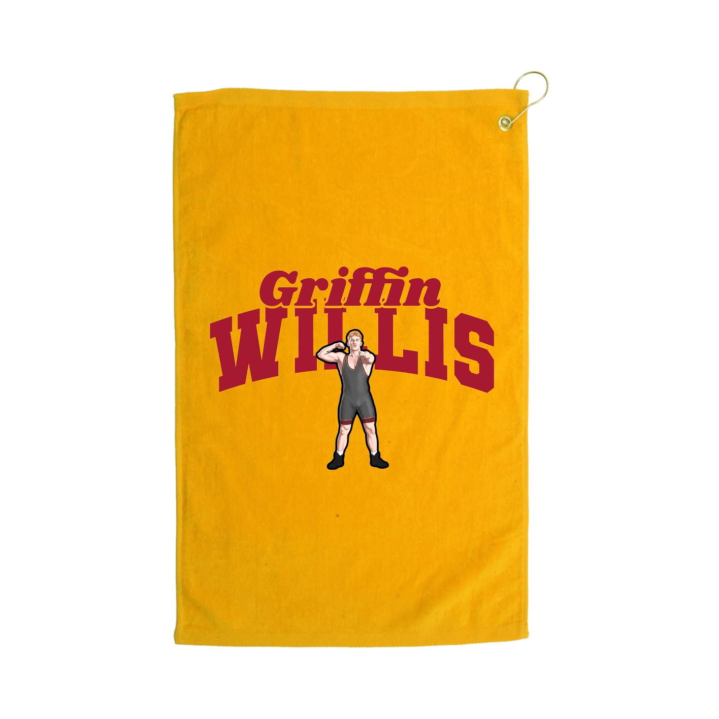 Golf Towel — Signature Arch in Gold