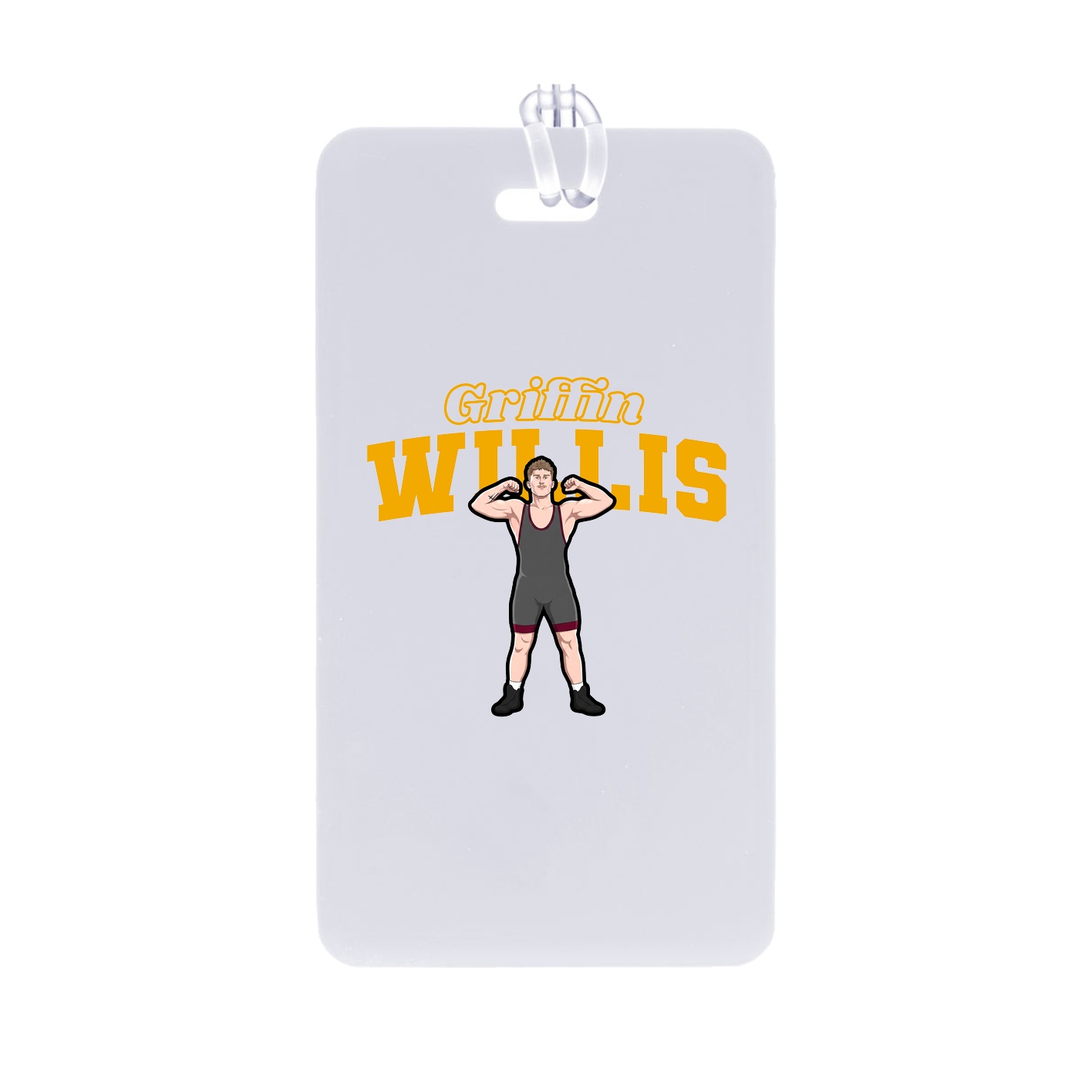 Bag Tag — Name Arch in Classic