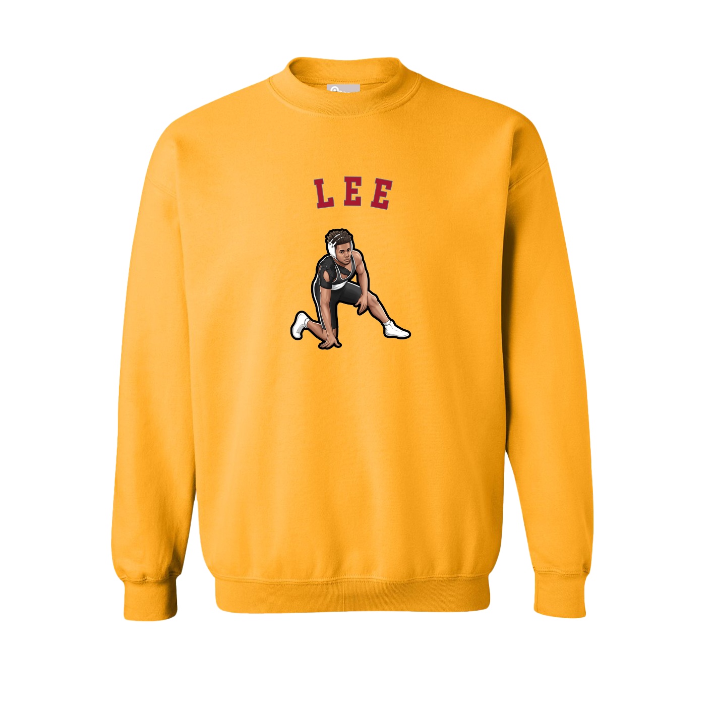 Fleece Crew — Shirsey Arch in Gold