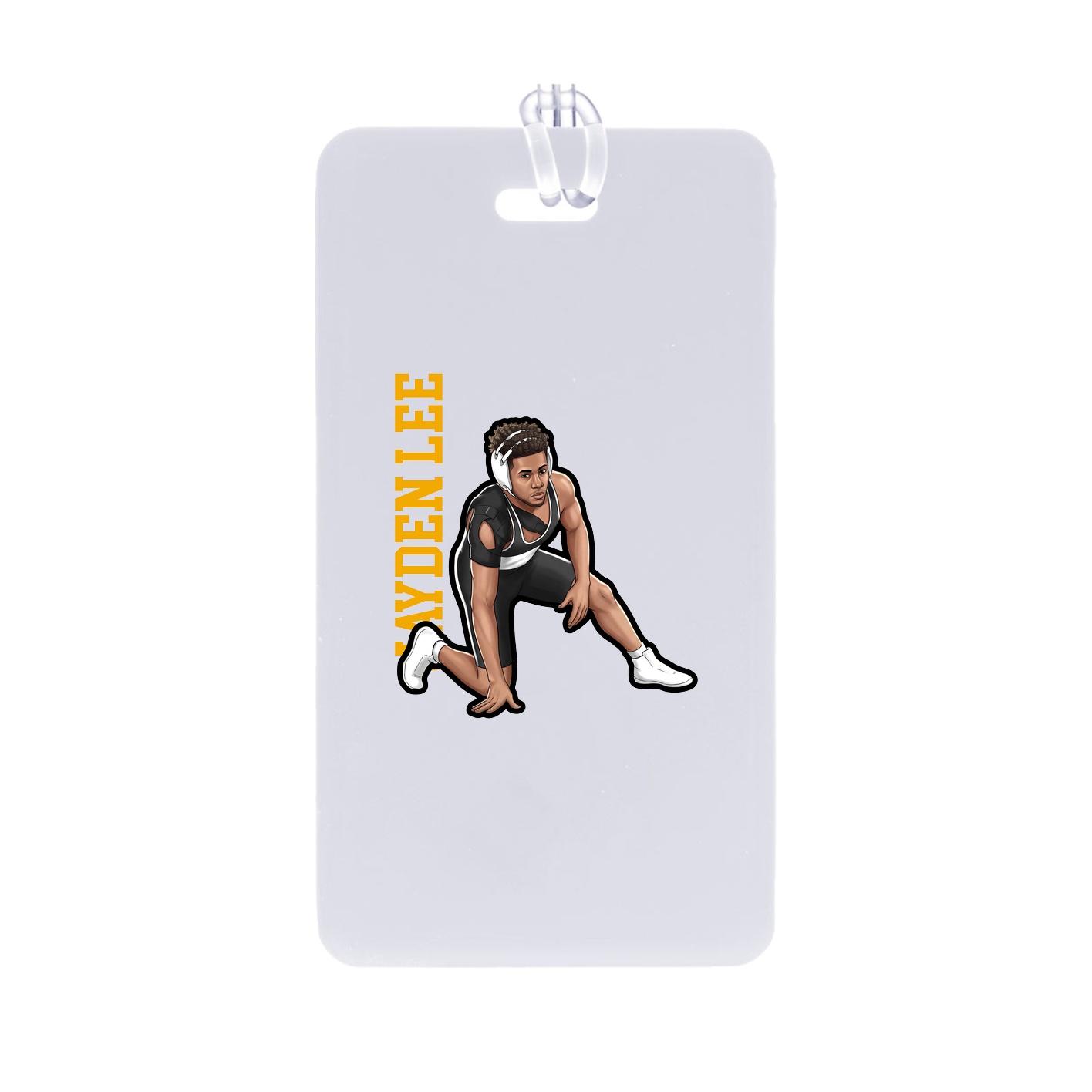 Bag Tag — Name Vertical in Classic