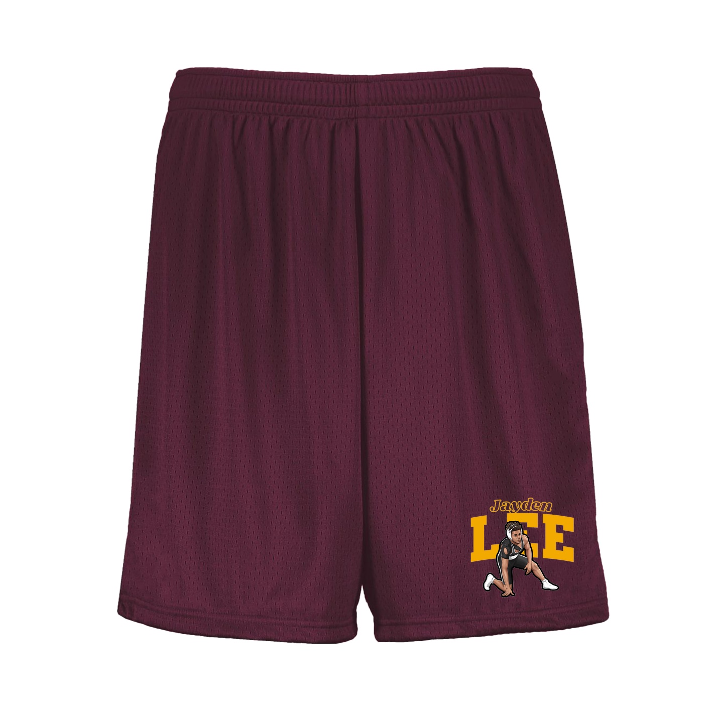 Shorts — Name Arch in Maroon