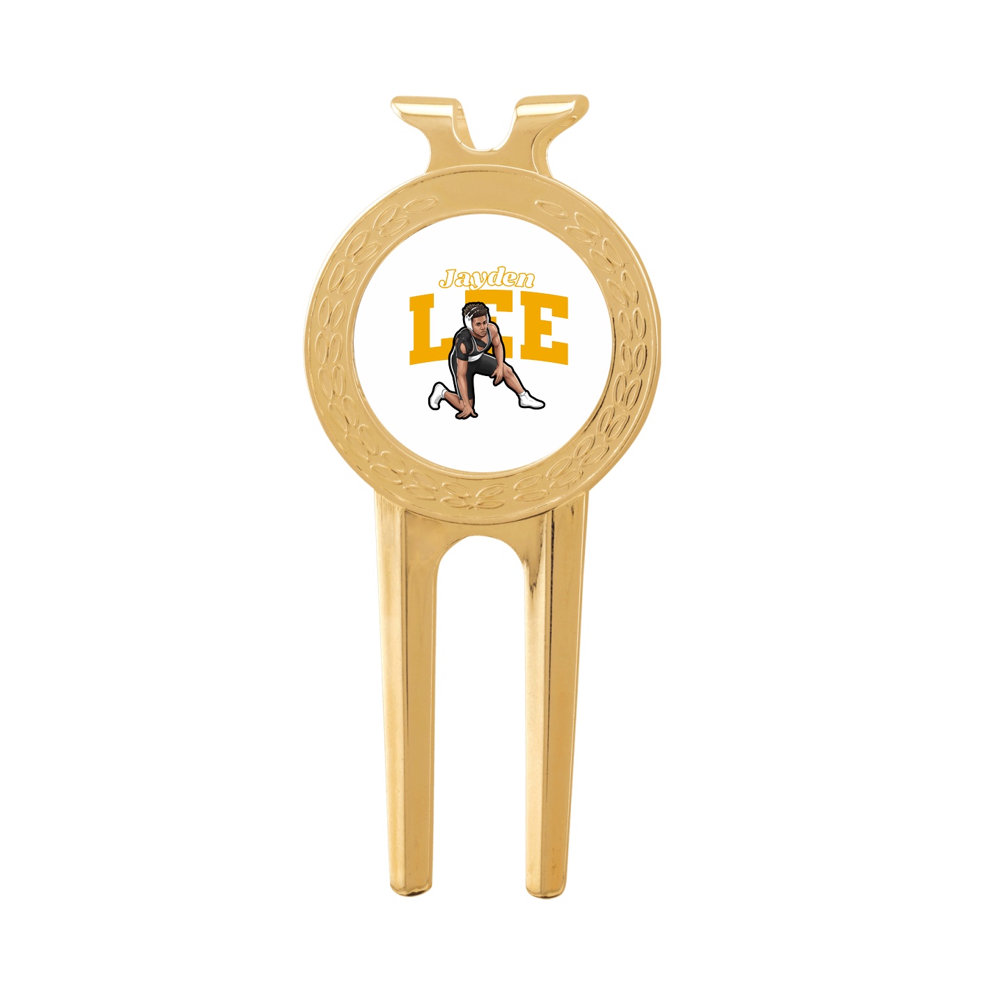 Divot Tool with Ball Marker — Name Arch in Classic