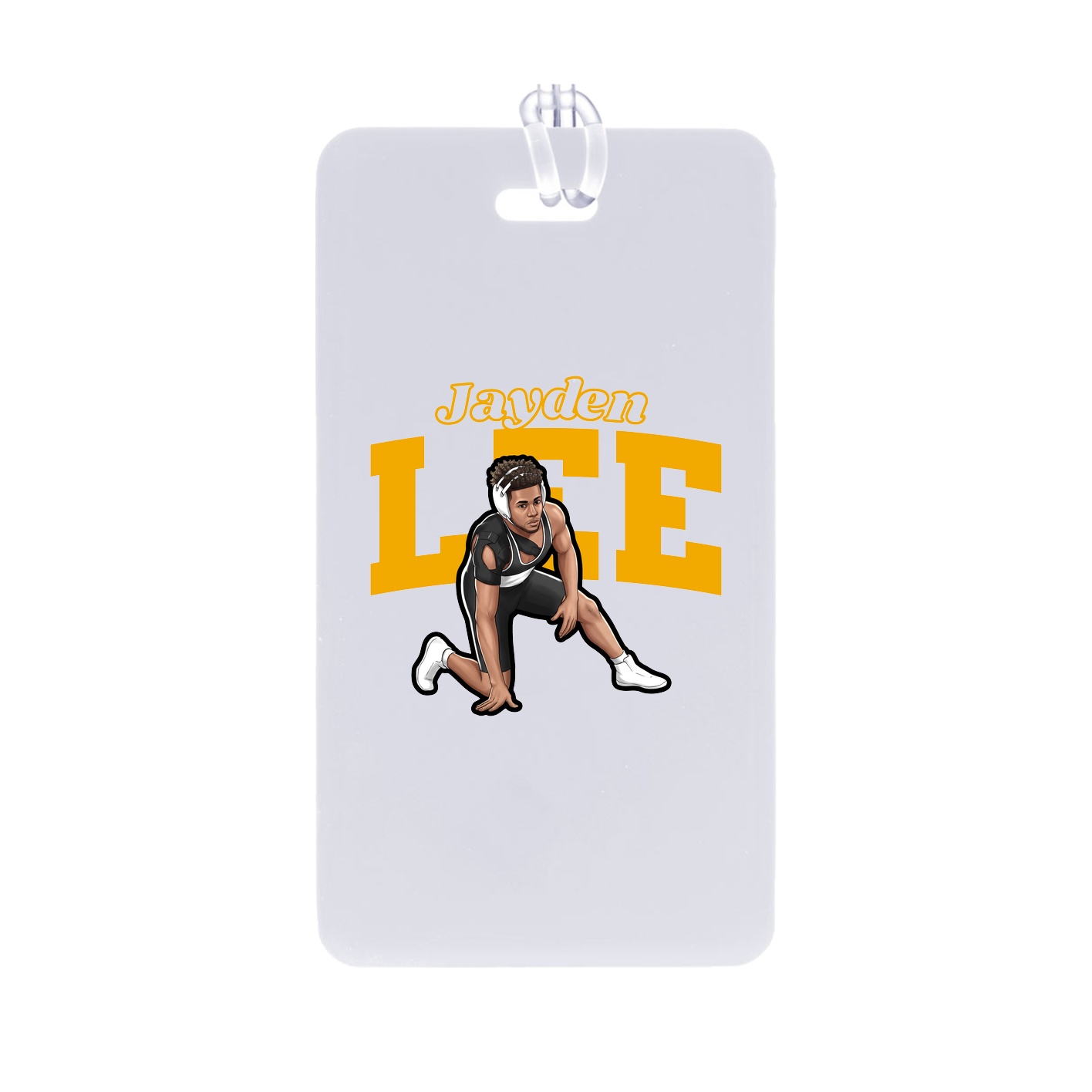 Bag Tag — Name Arch in Classic
