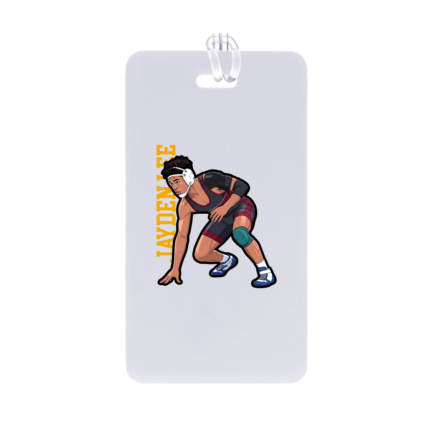 Bag Tag — Name Vertical in Classic