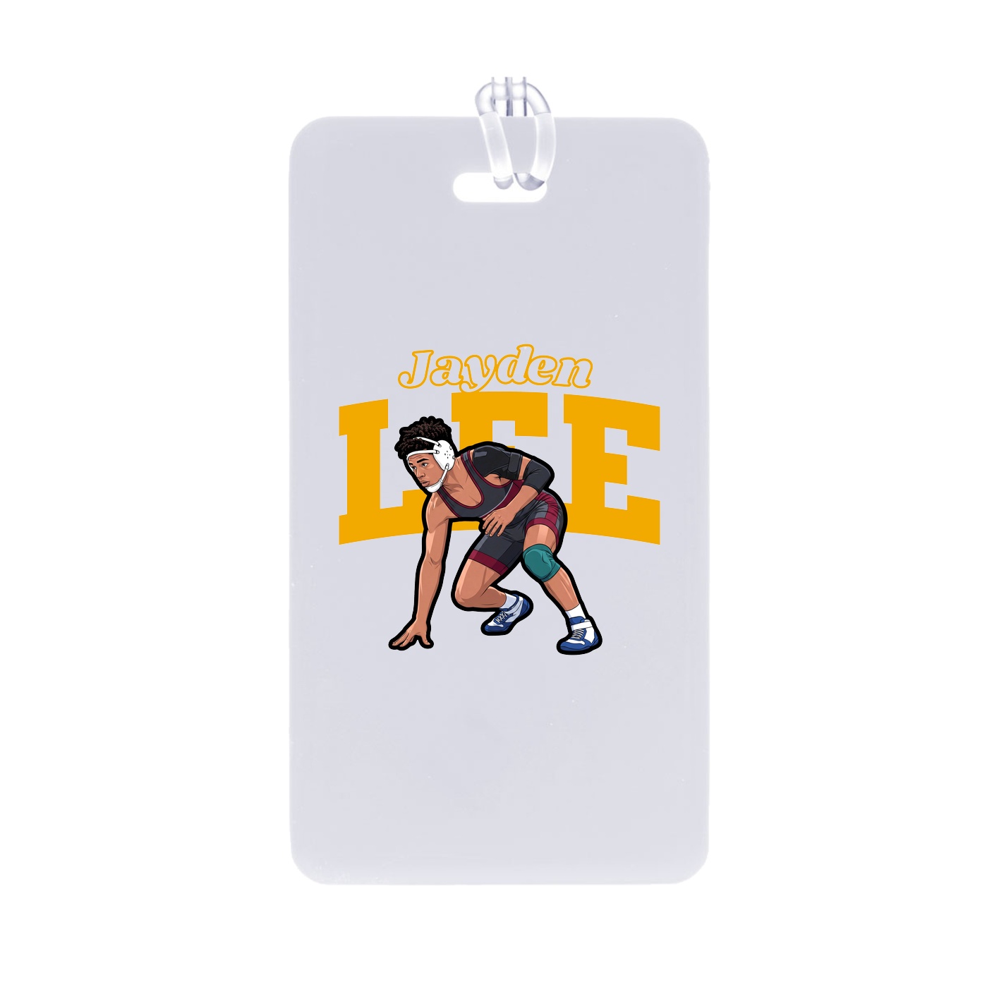 Bag Tag — Name Arch in Classic