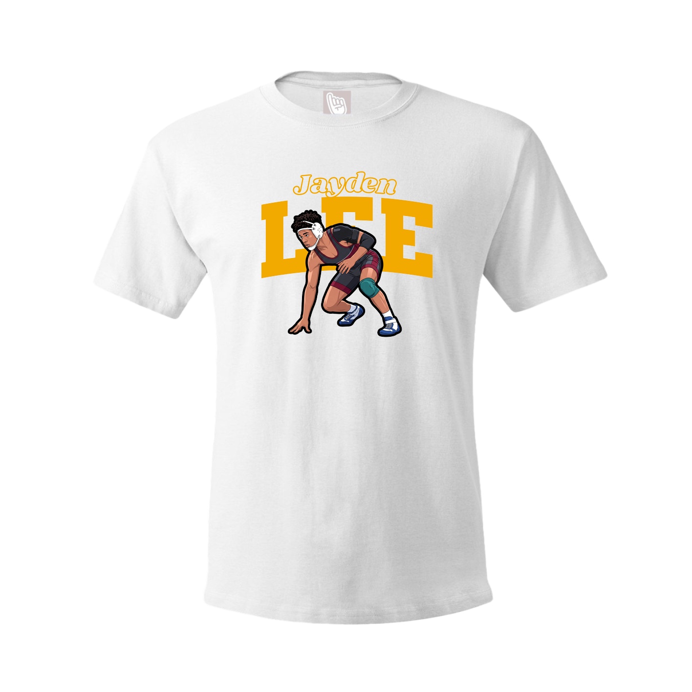 Tee — Name Arch in White