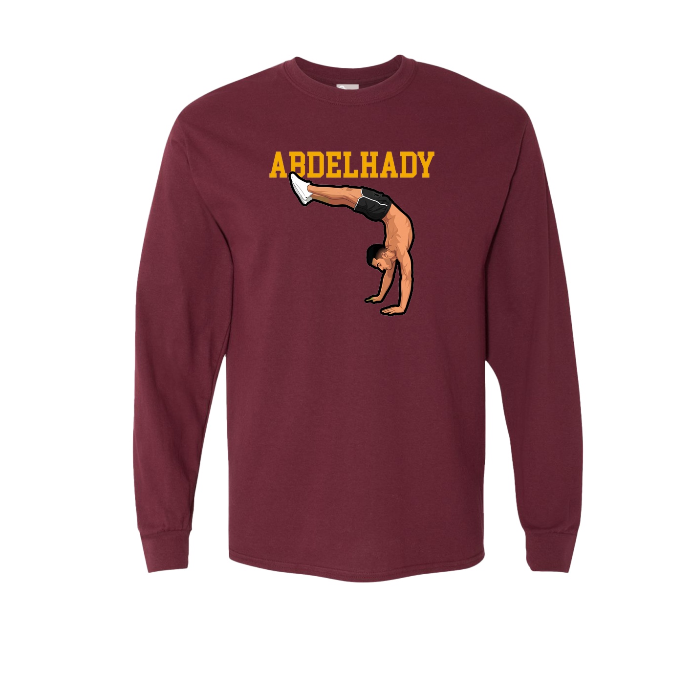 Long Sleeve Tee — Shirsey in Maroon