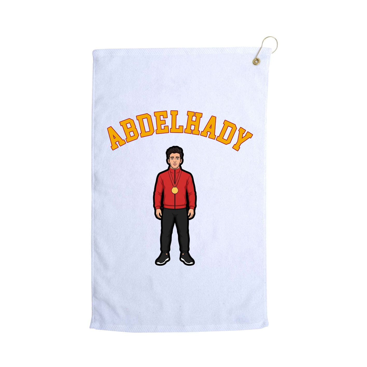 Golf Towel — Shirsey Arch in White