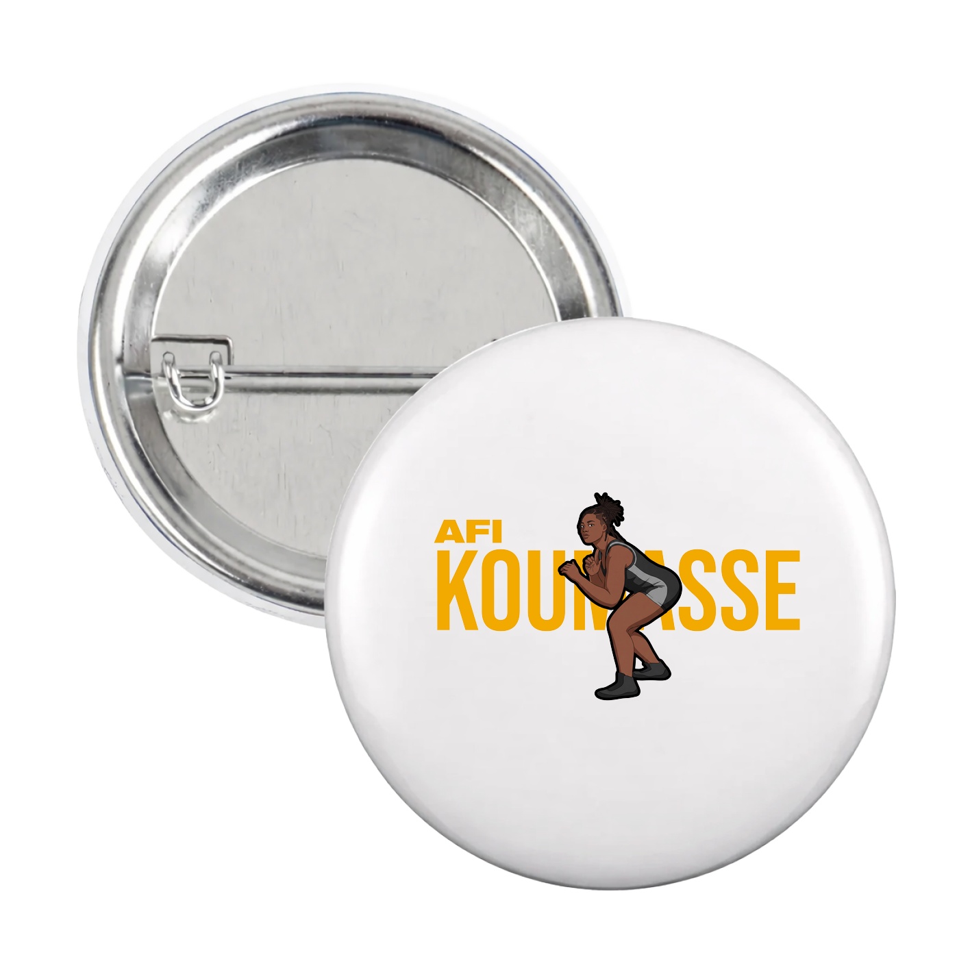 Game Day Button — Player Name in White