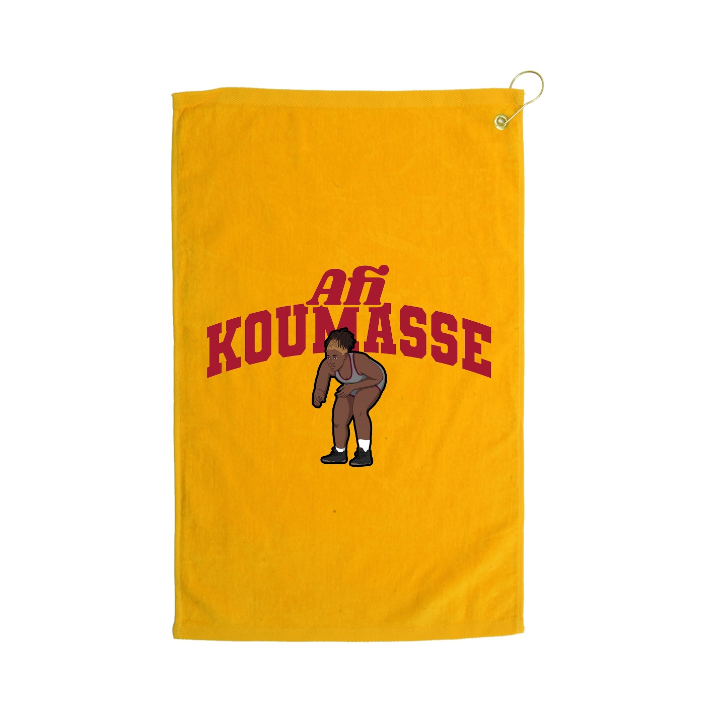 Golf Towel — Signature Arch in Gold